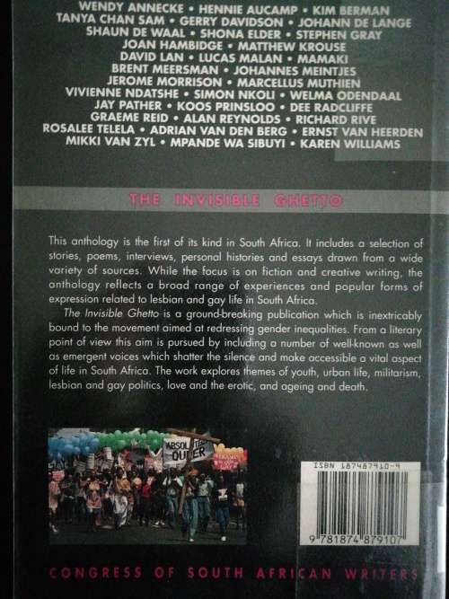 The Invisible Ghetto / Edited by Matthew Krouse Assisted by Kim Berman