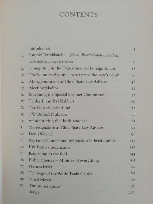 The Inner Circle Reflections on the Last Days of White Rule - Jan Heunis