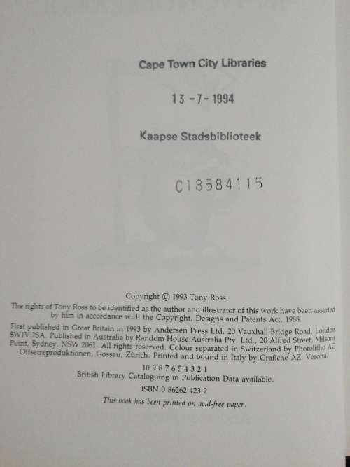 ALICE`S ADVENTURES IN WONDERLAND. CARROLL, Lewis. Abridged and illustrated by TONY ROSS