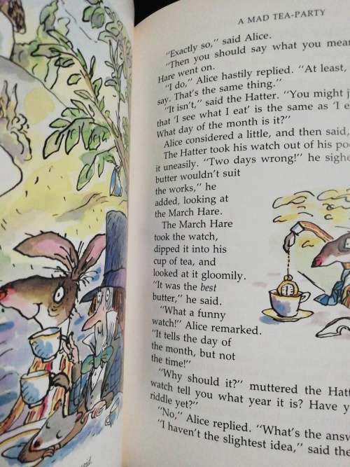 ALICE`S ADVENTURES IN WONDERLAND. CARROLL, Lewis. Abridged and illustrated by TONY ROSS