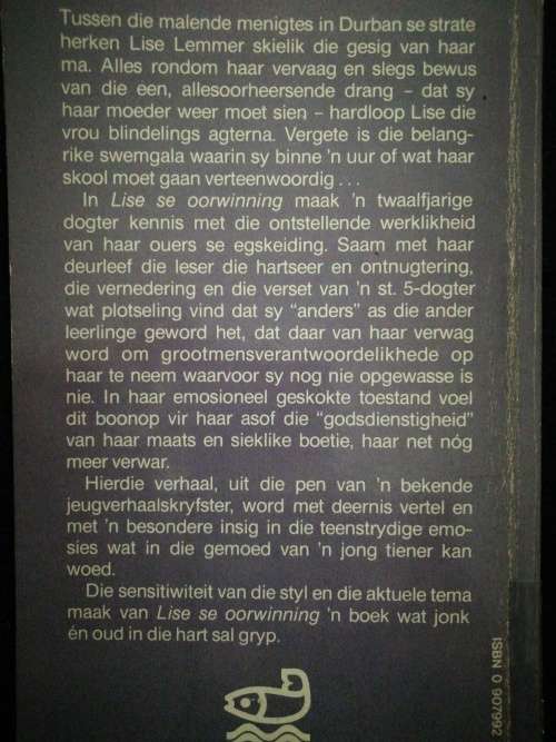 LISE SE OORWINNING / ANNALOU MARAIS