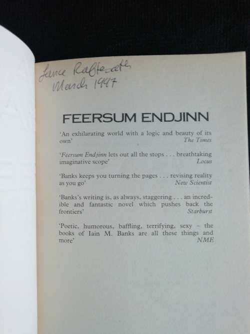 FEERSUM ENDJINN / IAIN M. BANKS