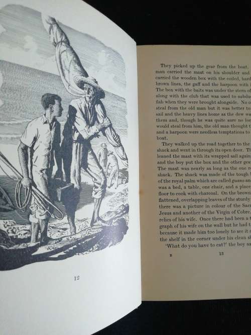 The Old Man and the Sea Hemingway, Ernest  Published by The Reprint Society, London, 1953