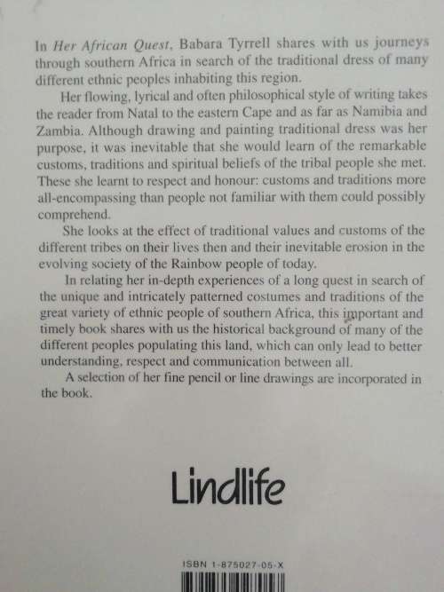 Barbara Tyrrell  /  Her African Quest