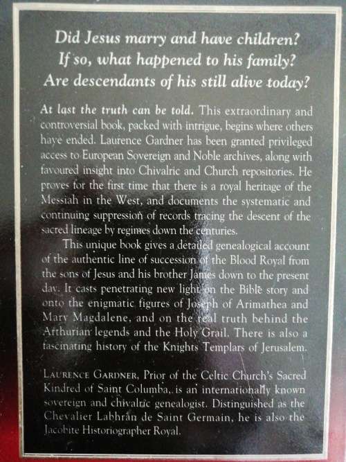Bloodline of the Holy Grail  / Laurence Gardener