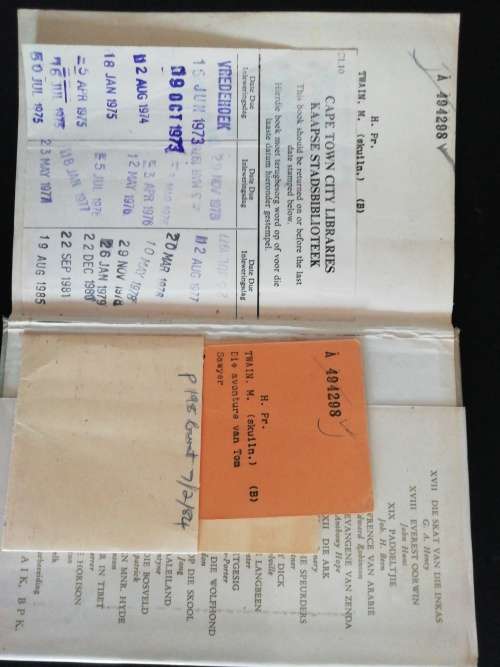 DIE AVONTURE VAN TOM SAWYER / LIBRI REEKS (1960)