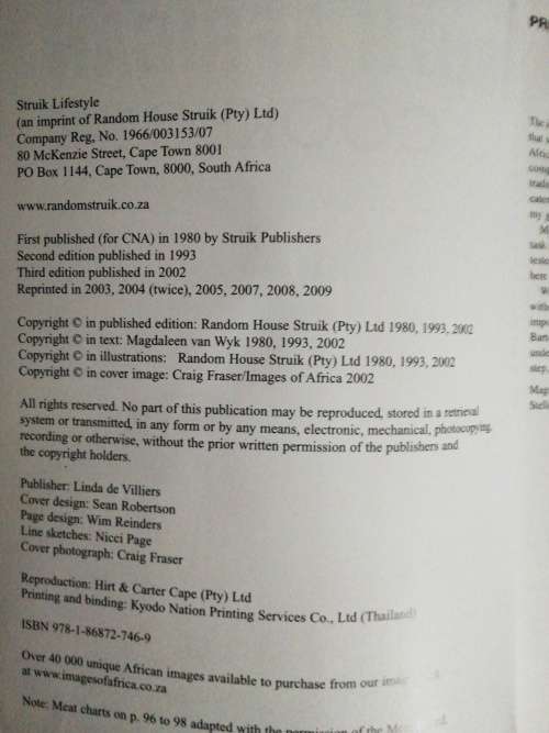 THE COMPLETE SOUTH AFRICAN COOKBOOK   /  Magdaleen van Wyk