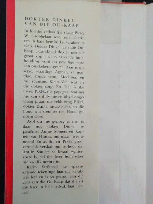 DOKTER DINKEL VAN DIE OU-KAAP  /   PIETER W GROBBELAAR