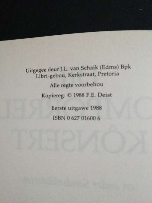 DIE POMORREL-KONSERT en ander Sandveldstories  / FERDINAND DEIST