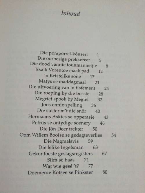 DIE POMORREL-KONSERT en ander Sandveldstories  / FERDINAND DEIST