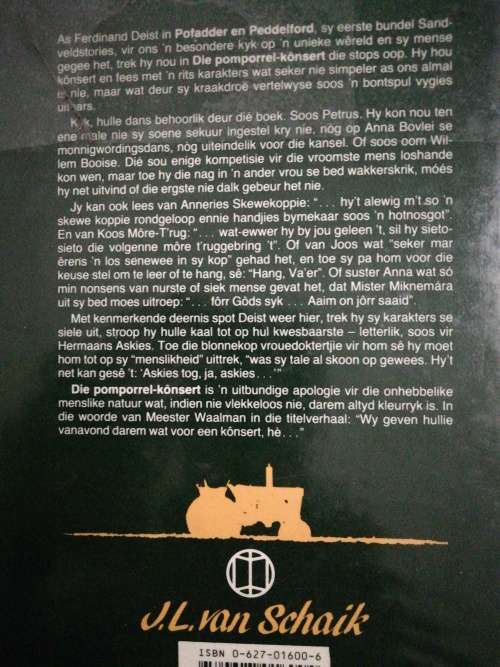 DIE POMORREL-KONSERT en ander Sandveldstories  / FERDINAND DEIST