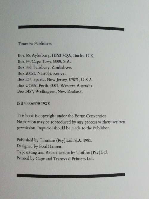 Wine Farms of the Western Cape  /  Joy Collier (Signed and numbered limited edition: 436 of 1500)