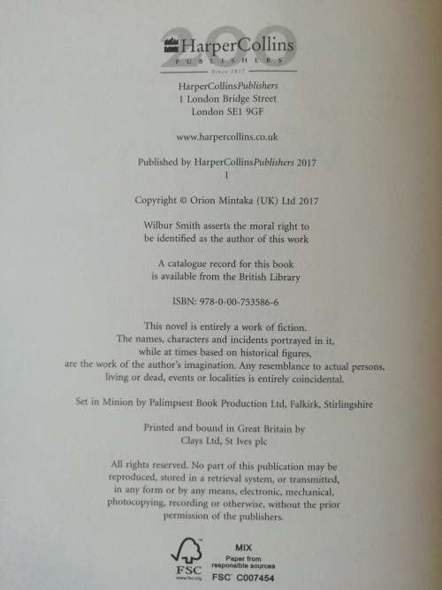 WAR CRY / WILBUR SMITH