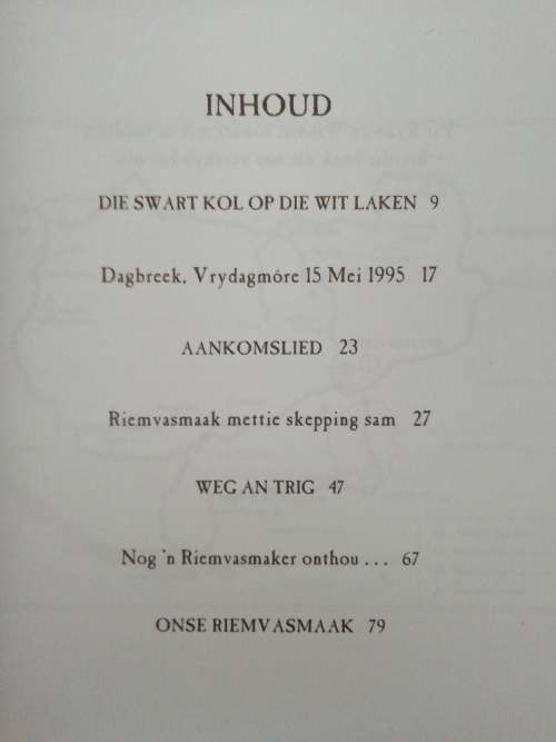 Riemvasmaak: Hartland, Harde Land / Euodia Engels