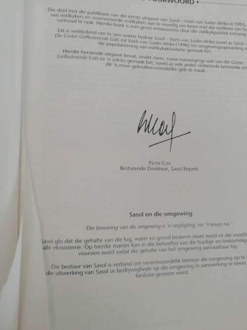 Sasol Voels van Suider-Afrika