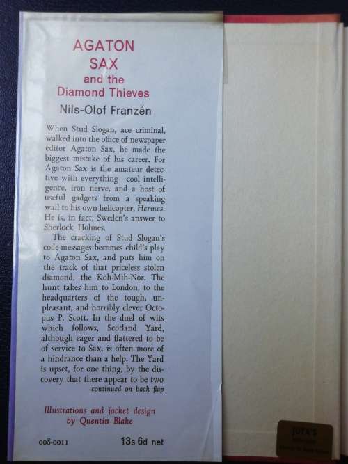 Agaton Sax and the Diamond Thieves (1965)