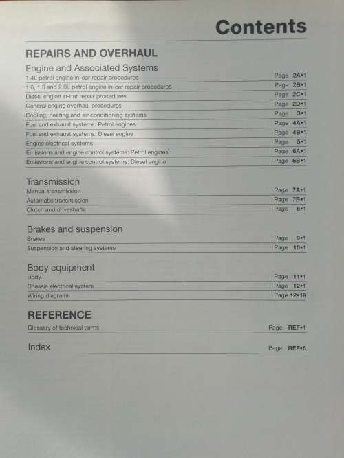 VW Beetle  / Haynes Service and Repair Manual