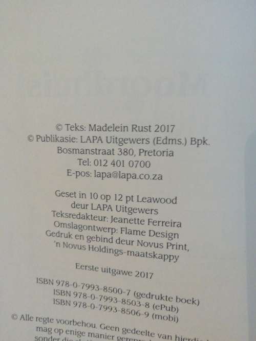 MOORDHUIS / Madelein Rust