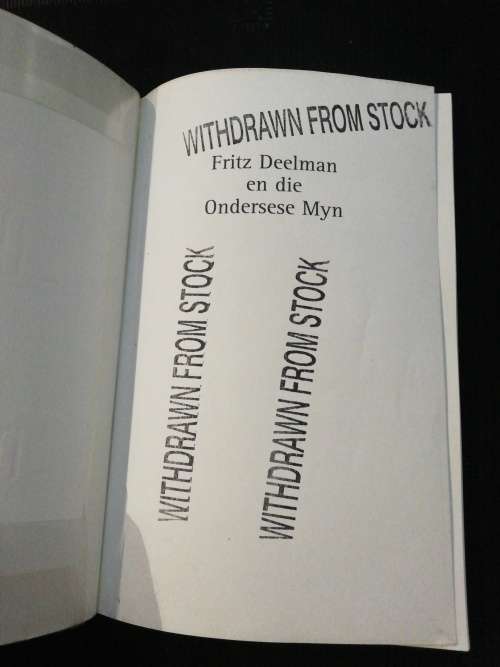 Fritz Deelman en die Ondersese Myn / Leon Rousseau