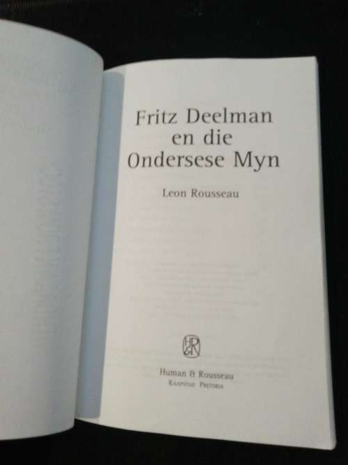 Fritz Deelman en die Ondersese Myn / Leon Rousseau