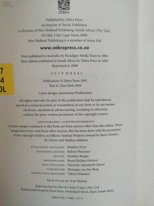 At Thy Call we did not Falter / Clive Holt