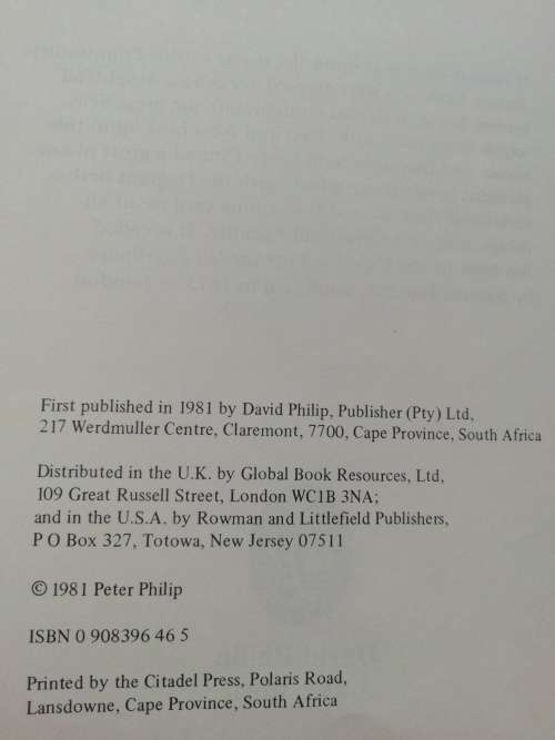 British Residents At The Cape 1795-1819 / Peter Philip