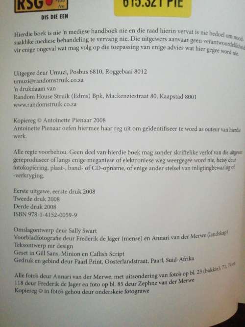 Kruidjie roer my /Antoinette Pienaar