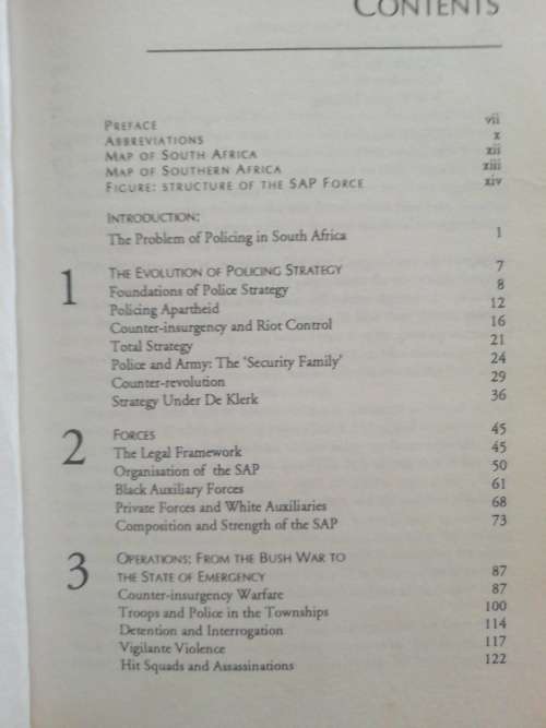 POLICING SOUTH AFRICA / GAVIN CAWTHRA