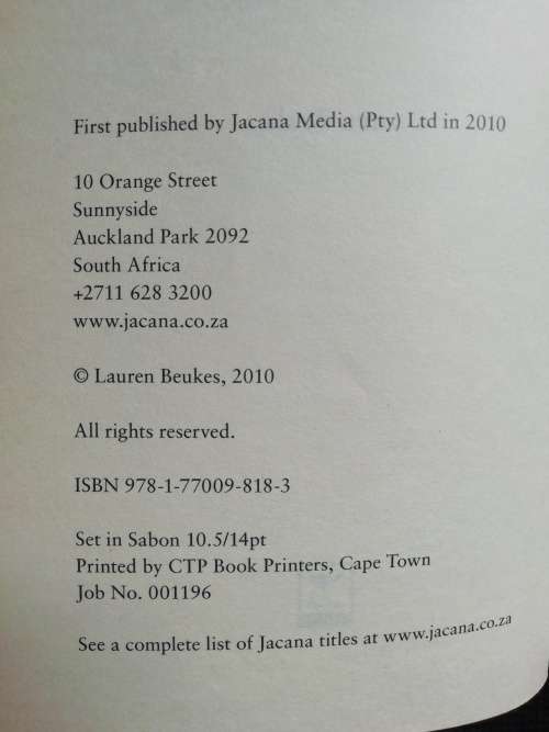 Zoo City / Lauren Beukes