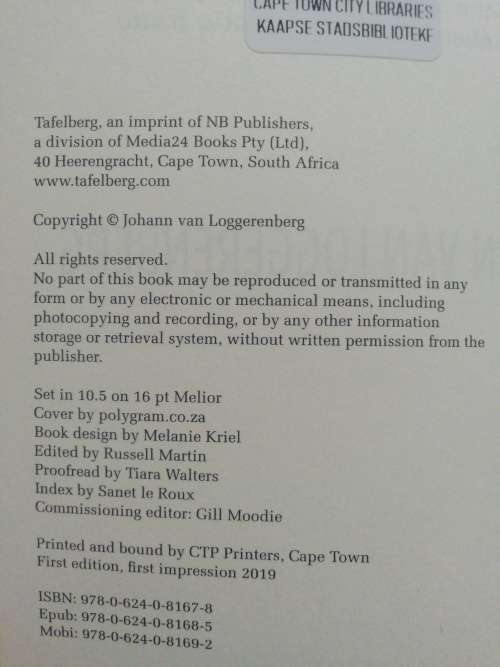 Tobacco Wars / Johann van Loggerenberg