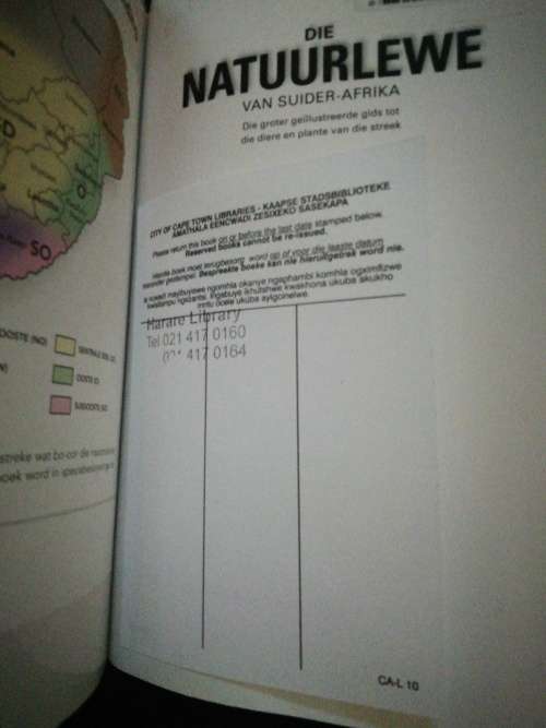 Die NATUURLEWE van SUIDER-AFRIKA / Vincent Carruthers