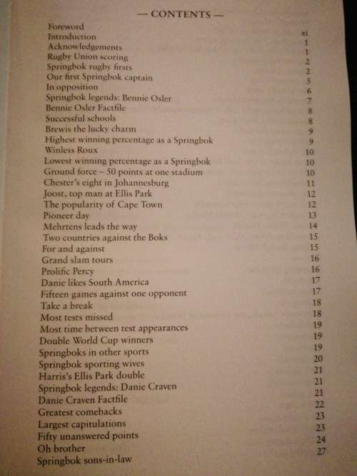 SPRINGBOK MISCELLANY / Eddie Grieb & Stuart Farmer