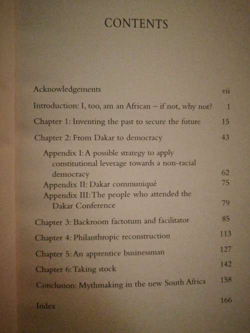 THE OTHER SIDE OF HISTORY / FREDERIK VAN ZYL SLABBERT