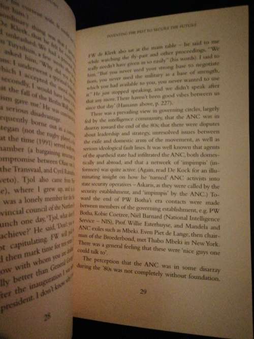 THE OTHER SIDE OF HISTORY / FREDERIK VAN ZYL SLABBERT