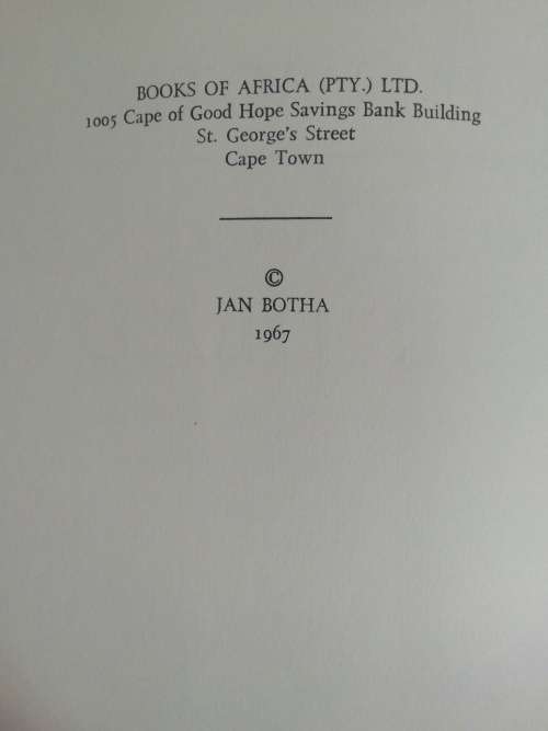 Verwoerd is Dead / Jan Botha