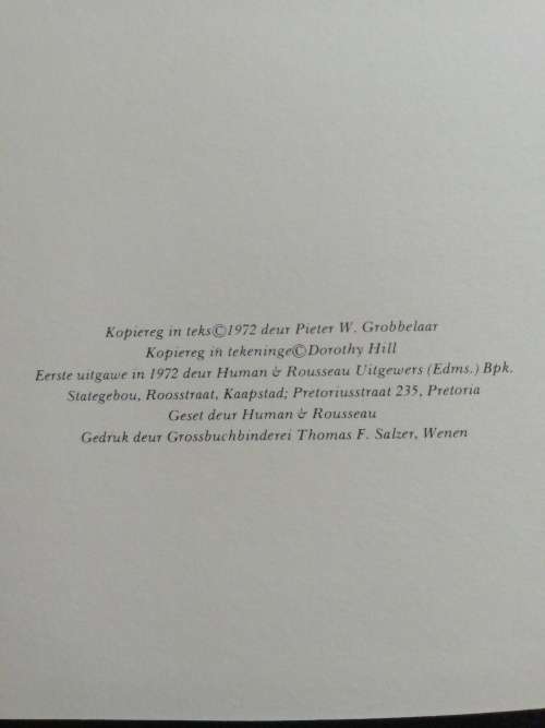 Lanterntjie Brand en Ander Afrikaanse Sprokies / Pieter W Grobbelaar & Dorothy Hill