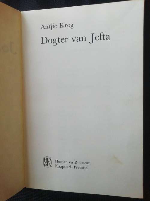 Dogter van Jefta / Antjie Krog