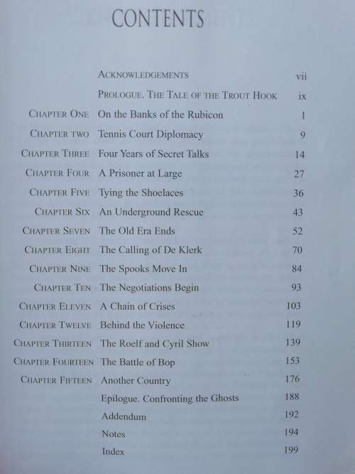 Tomorrow is Another Country / Allister Sparks