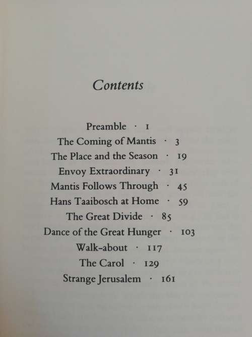 A Mantis Carol / Laurens van der Post