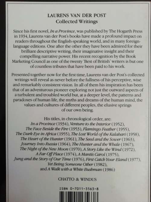 A Mantis Carol / Laurens van der Post