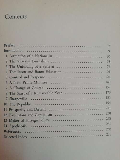 ARCHITECT OF APARTHEID: H. F. VERWOERD-AN APPRAISAL / HENRY KENNY