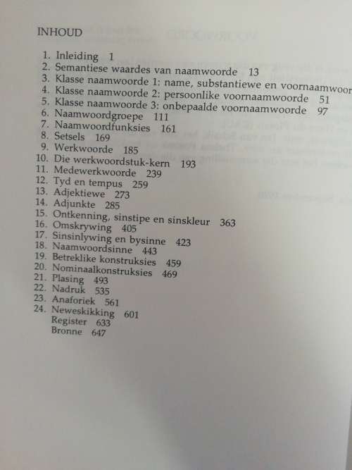 AFRIKAANSE SINTAKSIS / FA Ponelis