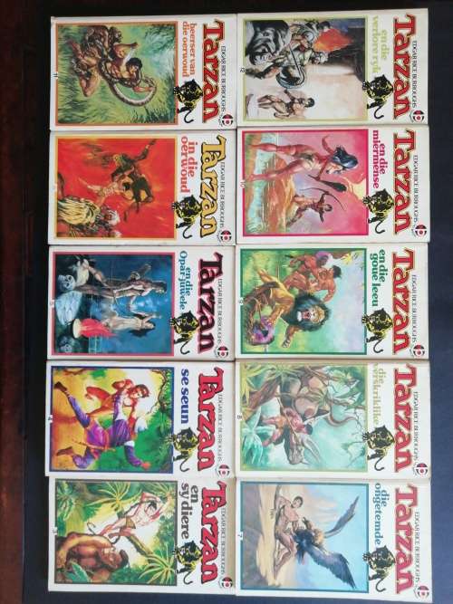 TARZAN boekies / Edgar Rice Burroughs (10 van 12 boeke)