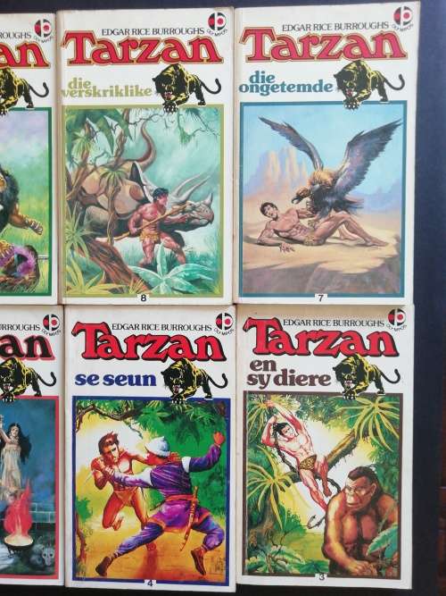 TARZAN boekies / Edgar Rice Burroughs (10 van 12 boeke)