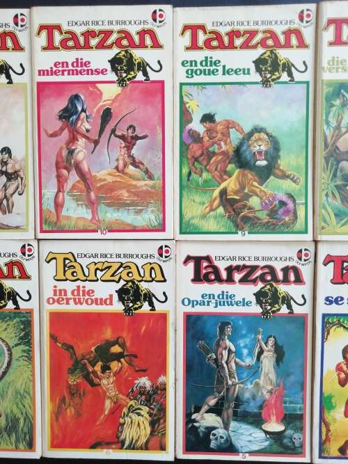 TARZAN boekies / Edgar Rice Burroughs (10 van 12 boeke)