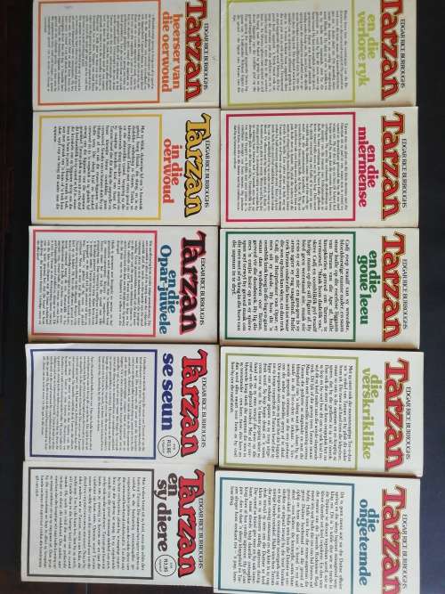 TARZAN boekies / Edgar Rice Burroughs (10 van 12 boeke)