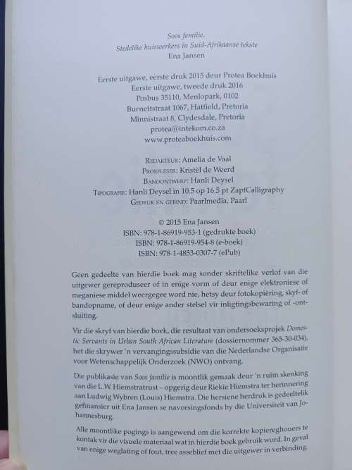 Soos familie / Ena Jansen