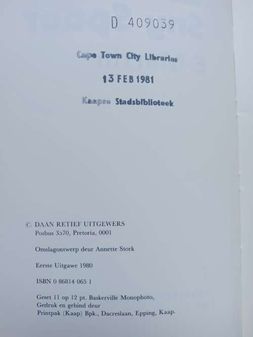 Renier sny spoor / Earl Martin