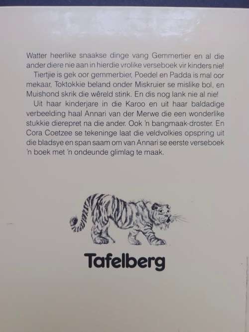 Gemmertier is ook `n dier / Annari van der Merwe ( Illustrasies deur Cora Coetzee)