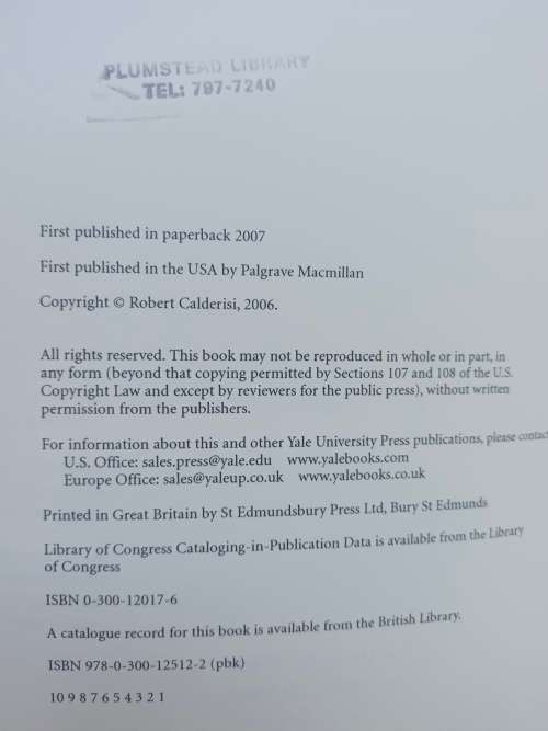 THE TROUBLE WITH AFRICA / Robert Calderisi